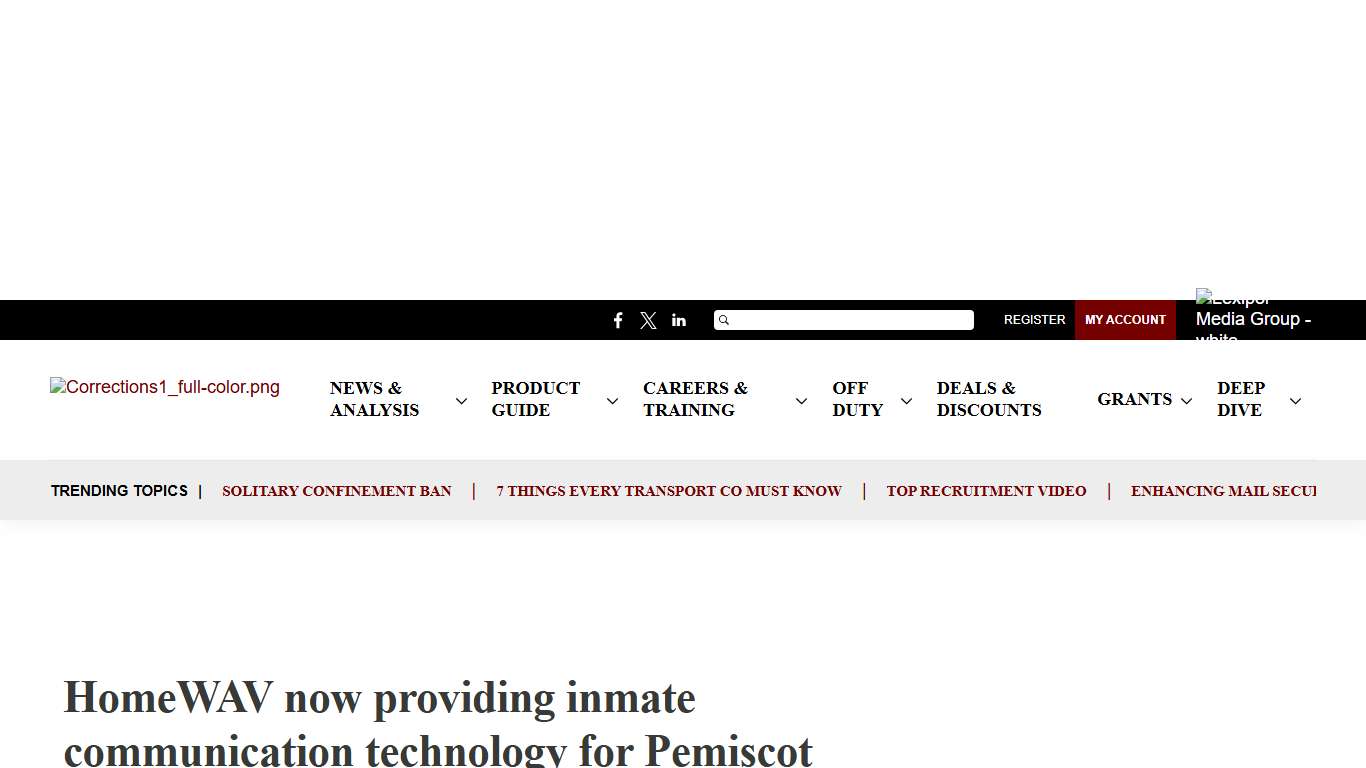 HomeWAV now providing inmate communication technology for Pemiscot County Jail