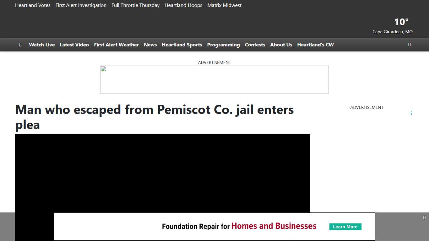 Man who escaped from Pemiscot Co. jail enters plea